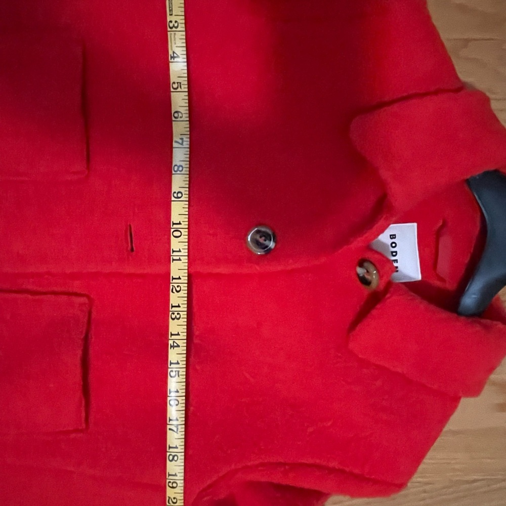 Boden Women's Vibrant Red Rye Cropped Jacket - Picture 8 of 11